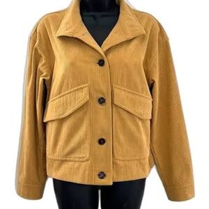 Avec Les Filles Yellow corduroy jacket size XL